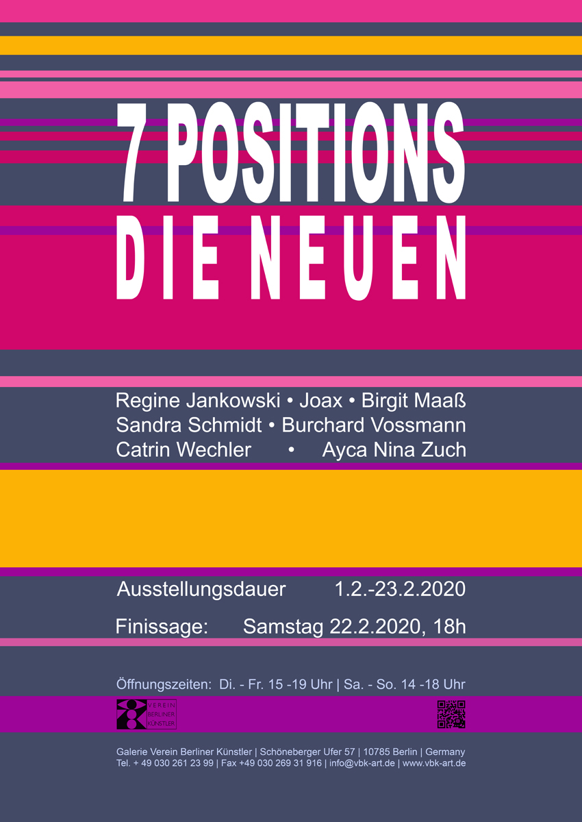 Linien 7 POSITIONS D I E N E U E N Plakat 72 klein[19677]